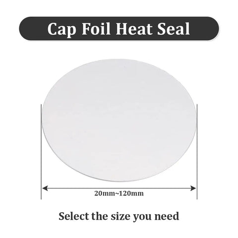 Heavy Duty PE Bottle Cap Liners And Aluminum Foil Inserts For 28mm Induction Heat Sealing Tamper Evident Seals For Plastic Glass Jars Cosmetic Containers Quick Grip Tight Closure 50 Pack Zero Fuss Setup Smooth Daily Operation