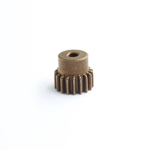 Close-up of a replacement metal differential gear for RC car, part of a beefy upgrade gear set for SCY 16101 16102 16103 models.