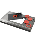 Dead Simple Cast Iron Router Table Extension With Aluminum Plate And Fence, 27x16 in, heavy duty for routing tasks.