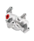 Heavy Duty Engine Remote Mount Coolant Filter Head Replacement for L8.9 G8.3 ISC CM850, silver, aluminum, fits WF2071 WF2072