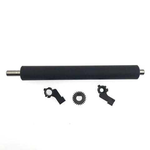 1 Set Premium 105934-035 Pressure Platen Roller Kit Bearings Gear Bushing For Zebra GK420T GX420T GK430T GX430T Thermal Printer, black roller and gear parts