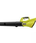 Badass 40 Volt Cordless Leaf Blower With Variable Speed Dial, 120 MPH Gust And 550 CFM Blast, Tool Only, side view showcasing sleek design.