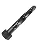 Heavy Duty Bridge Reamer Drill Bit Set For Metal M2 HSS with tapered alignment bits and spiral flute, straight shank detail view