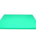 Heavy Duty Tough As Nails No Sweat Weatherproof Ev Charger Station Protective Roof ABS Rain Drip Guard green top view with smooth finish.