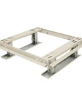 Heavy Duty Adjustable Height Server Rack Base Stand Built Rock Solid On Cold Rolled Steel For No Sweat Raised Floor Riser Setup And Boss Grade Eight Hundred Kilogram Static Load Support, shown in a side view.