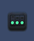 Glow In The Dark Wall Stickers Set With 407 Removable Luminous Dots for Kids Bedroom Ceiling Decals And Room Decor on light switch
