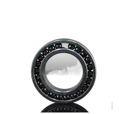 Two Heavy Duty 6209 High Temperature Full Ball Bearings Measuring 45X85X19mm with visible black steel balls.