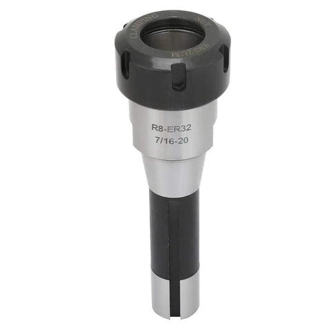 Built Tough R8 Er32 Collet Chuck Set With Six Precision Spring Collets Spanning One Eighth To Three Quarter Inches Straight Up Fit For Cnc Milling Machines Delivering Dead Center Accuracy For Heavy Duty Everyday Machining