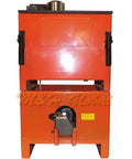 Heavy Duty 1 Inch 25 mm Electric Rebar Bender With Integrated Steel Rod Cutter And 110V Motor Featuring Quick Adjustment Foot Pedal Controls For Job Sites front view showing the compact design and handles.