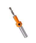 Badass 4x8mm Countersink Drill Bit For Woodworkers Quick Flush Hole Opener with orange and silver design for precise screw countersinking.