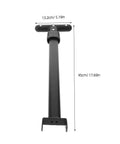 Beefy Adjustable Heavy Duty Wagon Cart Pull Handle From 18 To 27.6 Inches Telescoping Replacement Handle For Folding Carts Easy Install For Outdoor Camping Trolleys And Wagons, black metal, 45cm x 13.2cm