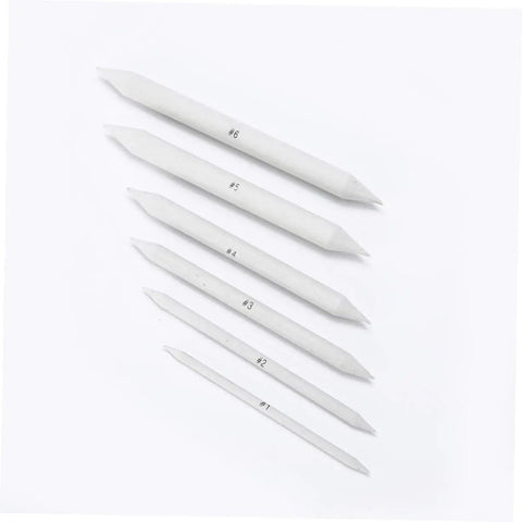 12 Pack Blending Stumps For Drawing And Sketching, 6.1 Inch, Pro Grade Pastels Graphite Charcoal Smoothing Tools For Precise Shading