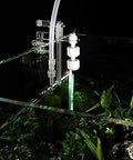 Automatic Top Off System For Aquarium With Pump Smart ATO Water Refiller installed on glass aquarium with float sensors