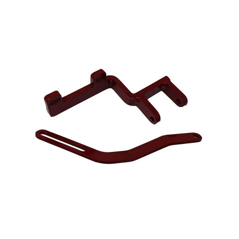 High Output Twelve Volt Alternator Conversion Kit For Farmall International Harvester Models A B C Super Slick Drop In Swap bracket set in red metal