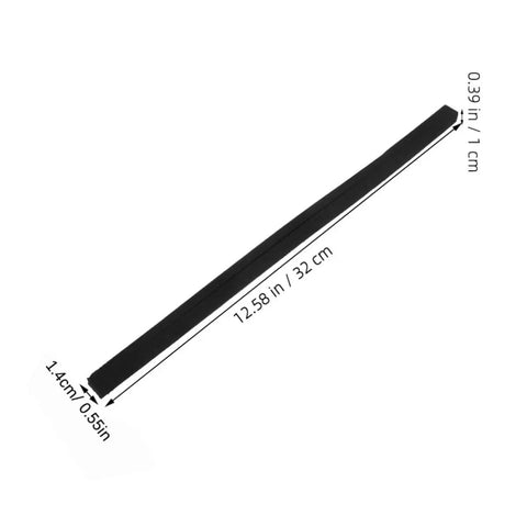 Black Foam Lower Gasket Assembly for Vacuum Sealer Replacement Parts, Heavy Duty Seal Kit to Keep Your Vacuum Fresh, No-Fuss Install, Durable Foam Gasket for Prolonged Sealing, Shock-Resistant and Leak-Proof, 32 cm black foam strip
