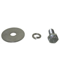 Heavy Duty Clutch Bolts Set For Predator 212Cc 6.5Hp Tecumseh Briggs Honda Clone Mini Bike Go Kart includes steel bolt, washer, and lock ring.