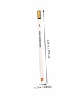 Single pencil from Six Piece White Sketch Pencils Set For Charcoal Drawing Artists And Newbies Soft Medium Hard Graphite.