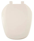 Eljer Emblem Square Front Toilet Seat For Round Bowl With Closed Front And Cover Durable Residential Plastic Made In USA EMB201-306