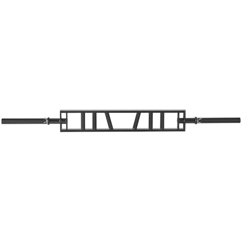 Heavy Duty 2 Inch Swiss Bar With Three Grip Positions Built To Last, Supports Up To 550 Lbs, Includes Collars And Knurled Grips