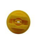 30 Pcs Knapsack Sprayer Accessory Set With Wide Angle Fan Shaped Nozzles For Garden Watering - yellow fan nozzle close-up.