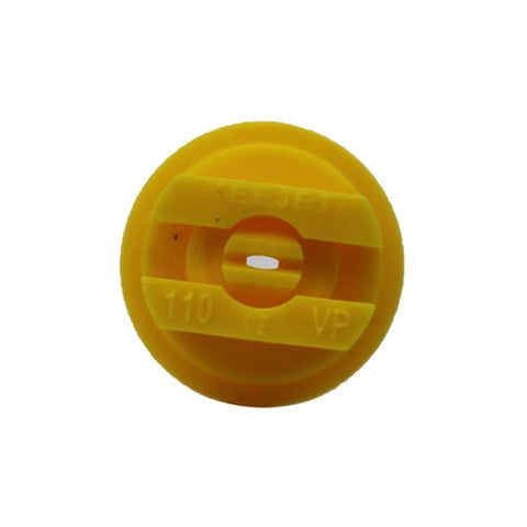 30 Pcs Knapsack Sprayer Accessory Set With Wide Angle Fan Shaped Nozzles For Garden Watering - yellow fan nozzle close-up.