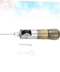 Leather Stitching Machine Hand Sewing Tool For DIY Crafts Handy And Pro Grade Portable Leather Sewing Device with wooden handle