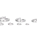 Must-Have 150Pcs A2 Marine Grade Stainless Steel Spring Lock Washers Set Split Square Section Assortment Kit For Automotive And DIY Projects Durable Fastener Hardware M4 Compatible, assorted sizes