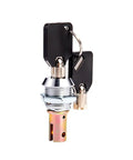 Heavy Duty Toolbox Lock With Keys Replacement Lock For Tool Cabinets, Tool Chests, Drawers And Storage Boxes, chrome and black