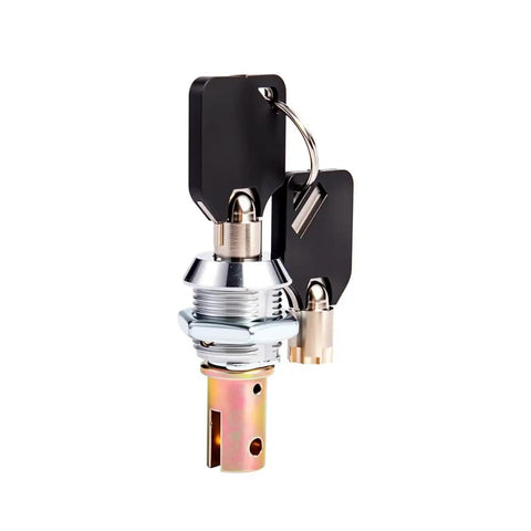 Heavy Duty Toolbox Lock With Keys Replacement Lock For Tool Cabinets, Tool Chests, Drawers And Storage Boxes, chrome and black