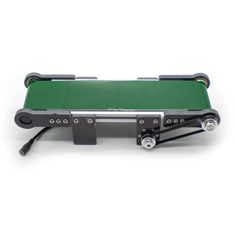 Electric Desktop Conveyor Belt With Adjustable Speed From 0 To 116 RPM 100 By 350 mm Belt For DIY Elevator Model Friction Experiment