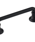 Toulon Collection Matte Black Round Cabinet Pull, 3 Inch Center To Center Traditional Drawer Handle for cabinets and furniture