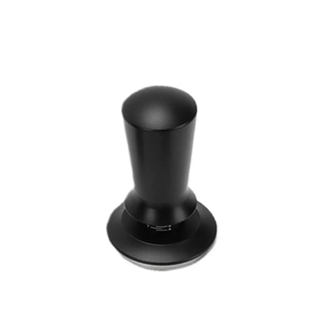 Pro Level Premium Solid Wood Coffee Tamper Kit With Heavy Duty Tamping Station Barista Espresso Press Accessories Built Tough And Lookin Real Sharp, black spring loaded tamper.