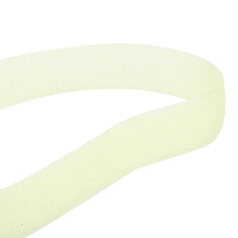 Close-up of Top Shelf Nylon Replacement Belts For Industrial Cutting Machines, flexible and durable fabric drive strap.