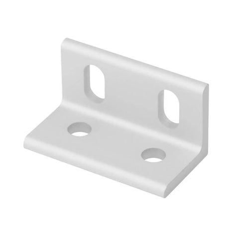Heavy Duty 12 Pack 4 Hole Slotted Inside Corner Brackets For 2020 And 2040 T Slot Aluminum Profiles L Shaped Mounts, front view