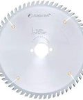 Pro Grade Carbide Tipped 220mm Panel Saw Blade 64T ATB 10 Degree For Holz-Her, shown front view.