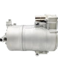 Straight Swap Electric AC Compressor For Bmw I3 I8 And Mini Hybrids Direct OE Replacement Cooling Unit side view with connectors.