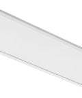Side view of a 1x4 LED Flat Panel Light 4 Pack With Nine Configurations And Two Switches Adjustable Lumens 2500 3200 4000 Satin Lens