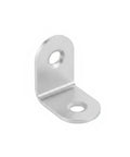 Heavy Gauge Stainless Steel L Bracket for Furniture and Shelving Reinforcement, right angle with pre-drilled holes