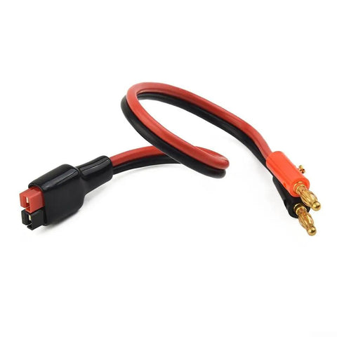 Beefy 30A SB To 4mm Banana Cable Adapter with 12AWG Pure Copper Wire for RC LiPo Battery Charging Station, 30cm Length