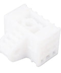 Heavy Duty Linear Actuator Push Rod Slider Replacement For Electric Recliners Built Like A Tank With High Strength Composite Blocks, white slide block.