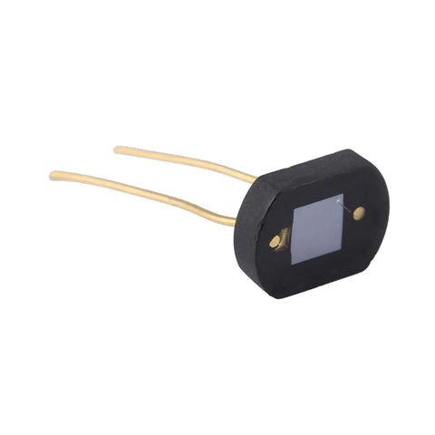 Pro Grade Photoelectric Sensor 2DU3 Visible Light Detector For Photodetection Photoresistor And Photocell Silicon Diode Compatible Near Infrared Readout Optocoupler Alignment Ideal 300Nm To 1000Nm Instrument Use, black sensor with gold leads