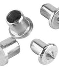 Pro Grade Hollow Dowel And Tenon Center Pin Kit For Woodworking, Chrome Plated Steel Dowel Centers In One Quarter And Five Sixteenth Inch