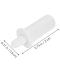 Spring Loaded Shutter Pins Repair Kit, 80 Pcs White Plastic Replacement Clips For Window Shutters, Cabinets And Doors, Easy Install, Durable Fasteners For Home, Office, And Shop, 0.79 in x 0.31 in white plastic pin