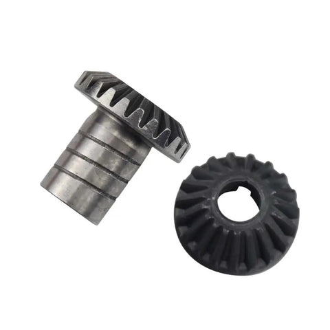 Close-up of bevel gear set from All-in-One Worm Gear Kit For 5Qt And 6Qt Stand Mixers, compatible with Whirlpool KitchenAid.