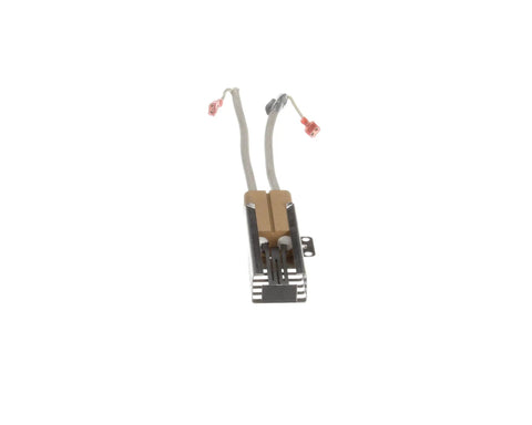 Norton Ignitor 501 4.5 Inch Replacement For Commercial Ovens Pro Grade OEM Part, shown with connectors and metal housing
