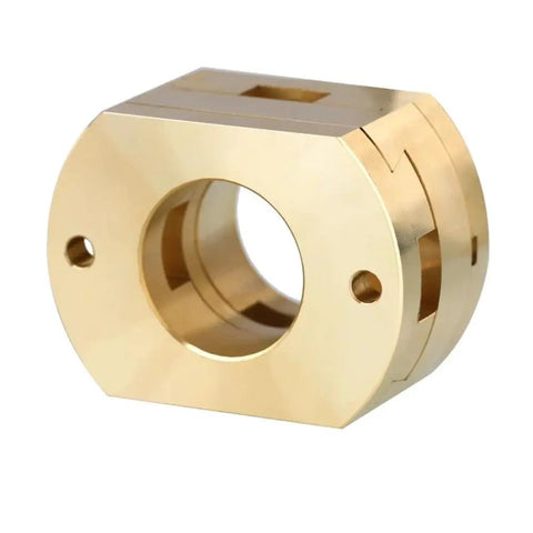 Get Your 3D Printing Game On With This Super Smooth Oldham Coupling For Z Axis That Fits Perfectly On 12mm Ball Screw Hot Beds To Reduce Vibration And Boost Accuracy Without Breaking The Bank. gold Oldham coupling for 3D printer Z axis, 12mm bore
