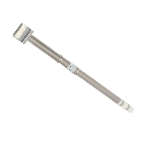 Top Tier Chisel Soldering Iron Tip T12, stainless steel, ideal for fast heating circuit board repair and tiny component welding.