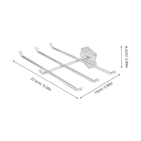 Badass Steel Pegboard Hook Set Gives Your Garage A Major Facelift With Angled Heavy Duty Slots For Pliers Wrenches And Drills Keeps Your Gear Locked Down And Ready For Any Daily Grind