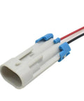 Automotive Connector Plug For Sensor Wiring Harness 12162343 12052644 High Grade Abs Construction showing a detailed view of plug with wires.