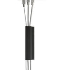 Black J Channel Cable Raceway With Self Adhesive Backing For Desk, Computer, Gaming And Entertainment Setups, 46 Inch Cord Organizer